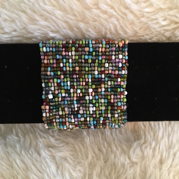 Beaded Cuff Bracelet - Picture 1 of 2